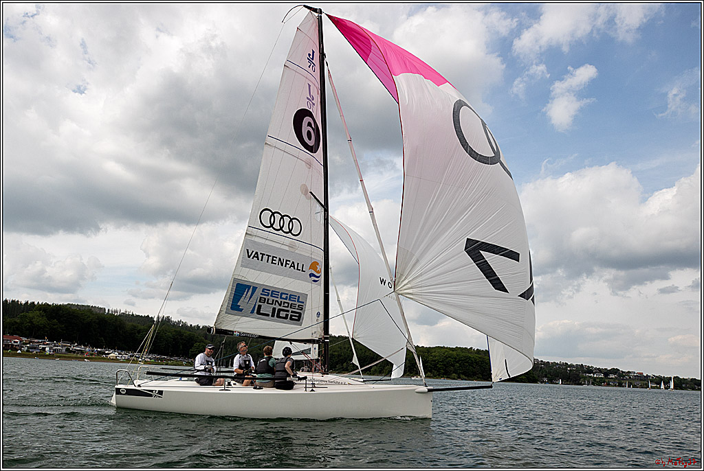 J70 - WOODLAND, 12.06.2021 Segelboot; Segeln; Woodland; Spinnaker; J70; Sorpesee; Sauerland